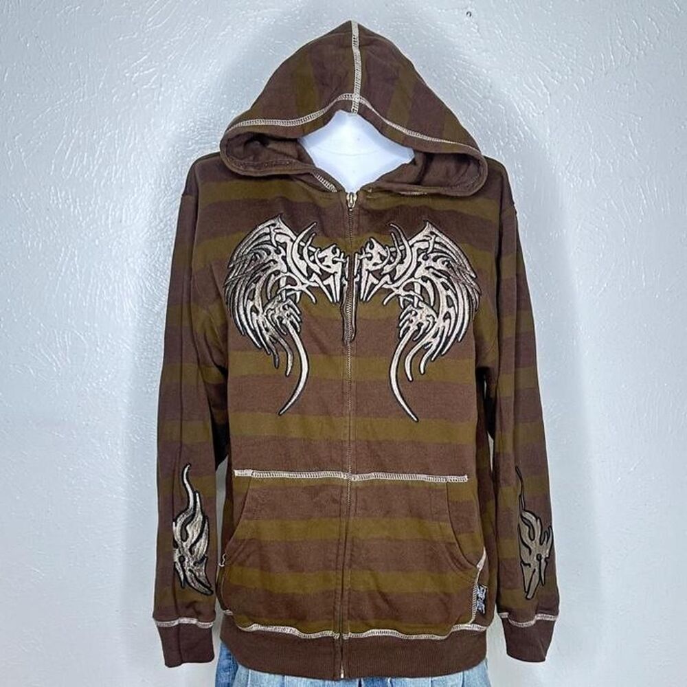 Y2k silver point hoodie